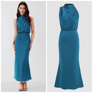 Cider Teal Maxi Dress